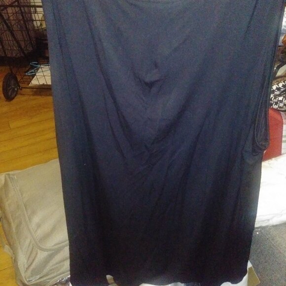 "DG" DIANE GILLMAN FOR HSN SLEEVELESS FLOWING CHIFFON TRIM TANK SIZE 3X - Picture 5 of 7